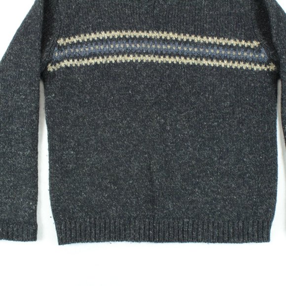 Abercrombie & Fitch Sweater Men's Medium 100% Wool Heavy Weight Long Sleeve - Picture 3 of 15